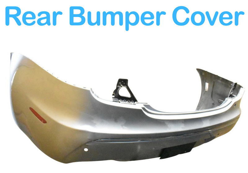 Load image into Gallery viewer, 10-15 Jaguar XJ XJL X351 Rear Back Bumper Cover Panel Silver AW9317A958AA OEM
