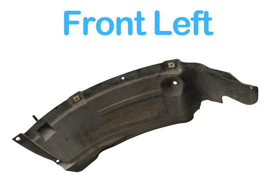 12-15 Audi A7 A7 Quattro Front Left Underbody Splash Shield Guard Cover Oem