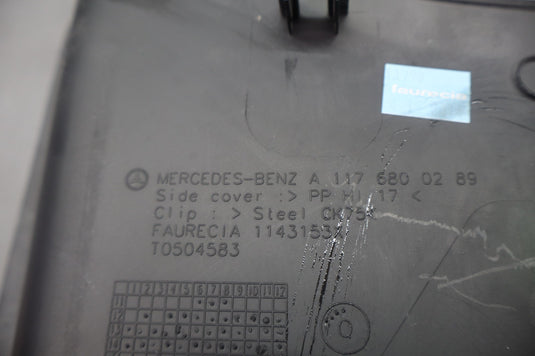 14-23 Mercedes W117 CLA250 Front Passenger Side Dash End Cap Cover Trim Oem