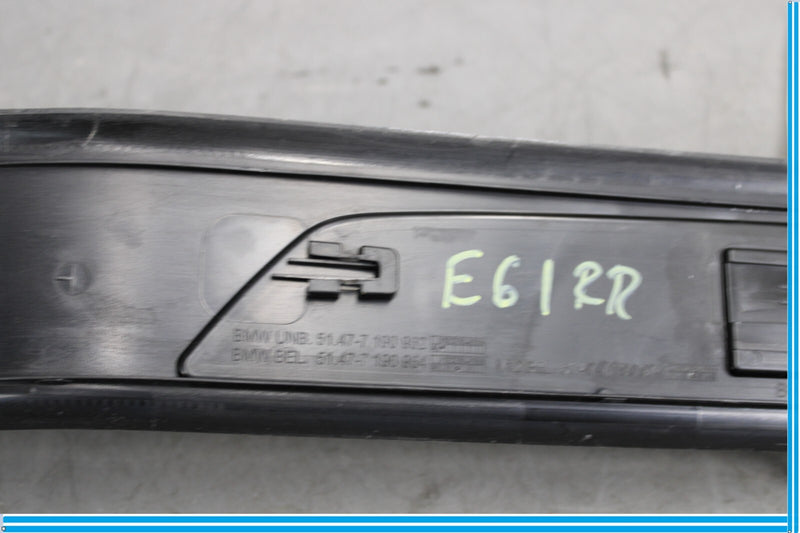 Load image into Gallery viewer, 09-15 BMW 750Li F01 F02 Rear Right Passenger Side Door Sill Scuff Plate Trim Oem
