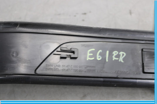 09-15 BMW 750Li F01 F02 Rear Right Passenger Side Door Sill Scuff Plate Trim Oem