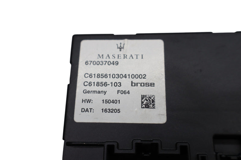 Load image into Gallery viewer, 14-21 Maserati Ghibli Rear Deck Trunk Lid Control Module 670037049 Oem
