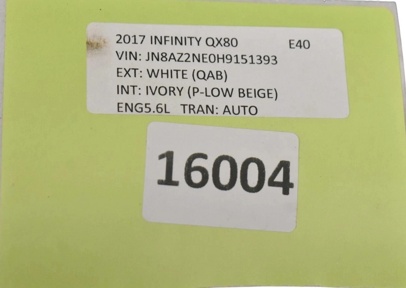 Load image into Gallery viewer, 11-20 Infiniti QX56 QX80 Rear Right Side Door Vent Window Glass 822205ZA0A Oem
