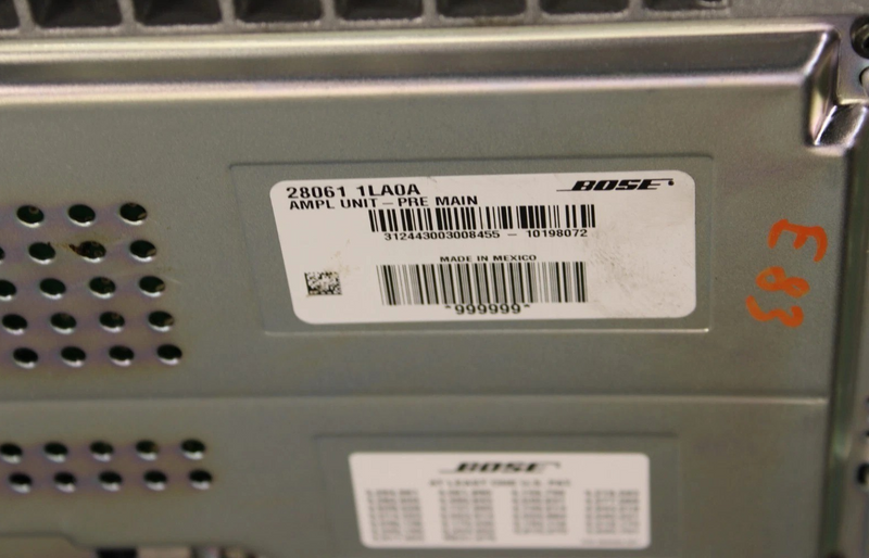 Load image into Gallery viewer, 11-20 Infiniti QX56 QX80 Rear Audio Radio Bose Sound Amplifier 280611LA0A Oem
