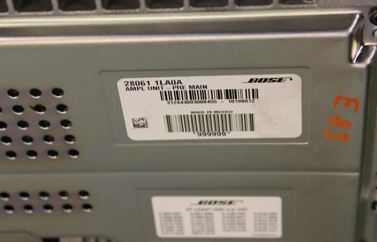 11-20 Infiniti QX56 QX80 Rear Audio Radio Bose Sound Amplifier 280611LA0A Oem