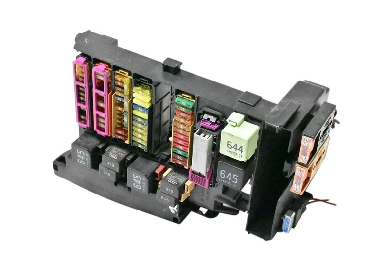 Load image into Gallery viewer, 11-18 Audi D4 A8 A8L Quattro Fuse Box Control Module Unit W/ Mount Bracket OEM
