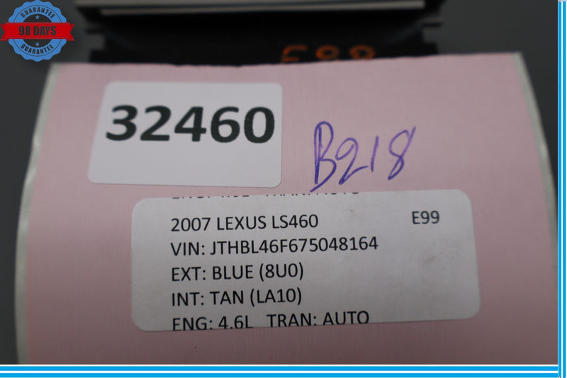 Load image into Gallery viewer, 07-12 Lexus LS460 XF40 Rear Trunk Lid Open Fuel Door Switch Trim Panel Oem
