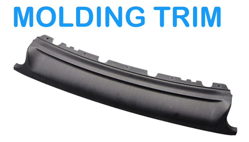 Load image into Gallery viewer, 14-19 Maserati Ghibli Rear Bumper Center Lower Molding Trim Panel 670010777 Oem
