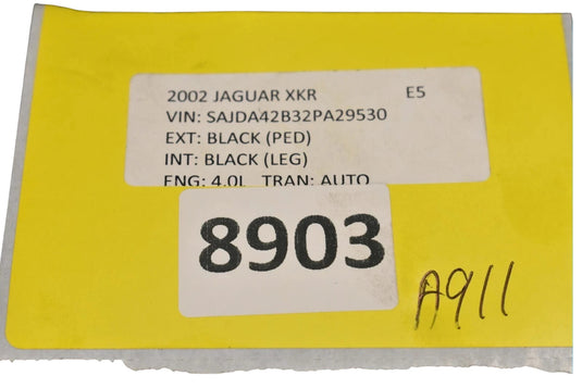 00-03 Jaguar XKR XK8 X100 Rear Trunk Boot Fuse Relay Junction Box LJE2822BA Oem