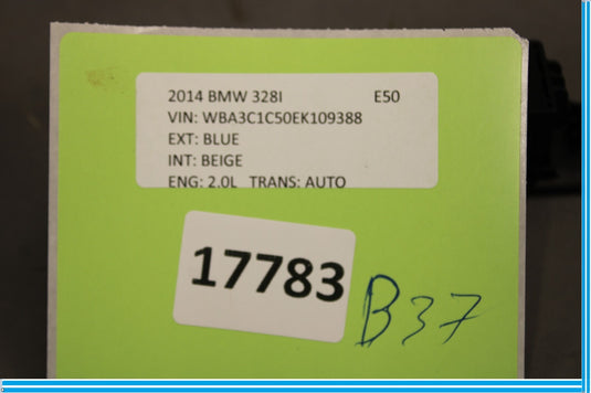 12-18 BMW 320i 328i F30 Center Console Operating Tracking Switch Sport Oem