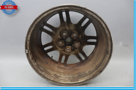 97-06 Jaguar X100 XK8 XKR Impeller 9 x 18 Rear Wheel Rim Silver MJE6118BA Oem