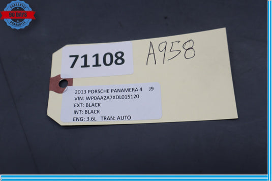 10-15 Porsche Panamera 970 Right Dash Defrost Vent Grille Grille Trim Panel Oem