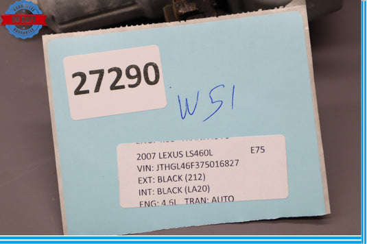 07-17 Lexus LS460 Rear Left Driver Side Door Window Motor Regulator Oem