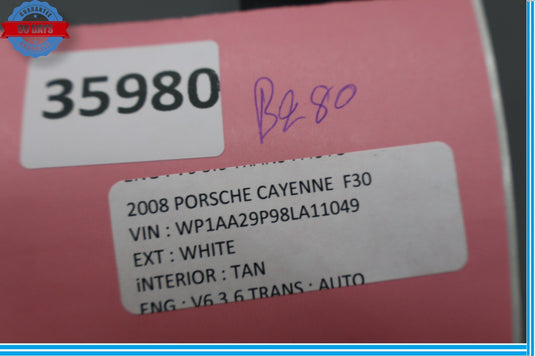 03-10 Porsche Cayenne PSM Switch Button Control Black 7l5927225A Oem