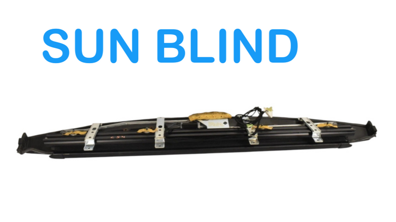 Load image into Gallery viewer, 04-08 Maserati Quattroporte M139 Rear Back Window Sun Shade Blind 66947900 OEM
