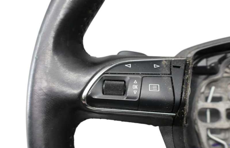 Load image into Gallery viewer, 11-18 Audi A8L A8 Quattro Steering Wheel Black 4H0419091AA Oem
