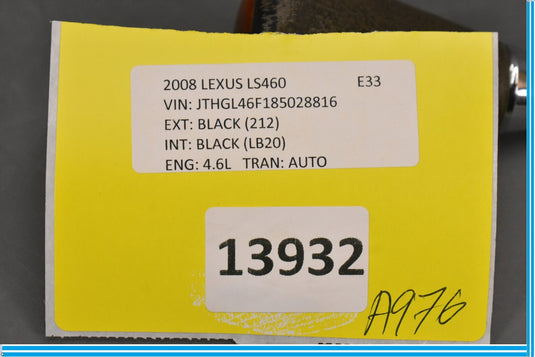 07-09 Lexus LS460 Front Gear Shifter Shift Selector Knob Handle Oem