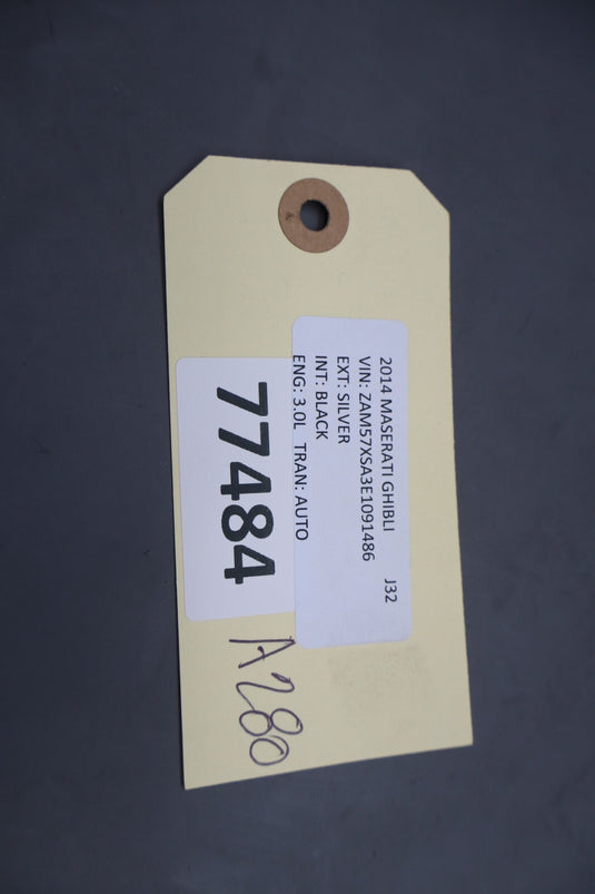 14-21 Maserati Ghibli Rear Left Side Door Interior Trim Molding 670010894 Oem
