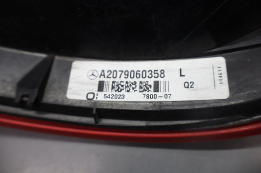 10-13 Mercedes W207 E350 E550 Rear Left Driver Side Outer Tail Light Lamp Oem