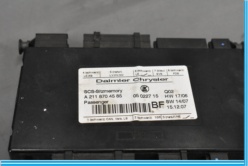 Load image into Gallery viewer, 06-12 Mercedes W164 GL500 GL450 Front Right Side Seat Control Module ECU Oem
