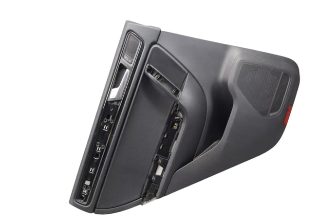 11-14 Volkswagen Touareg Rear Left Driver Side Door Panel Cover Trim Black Oem
