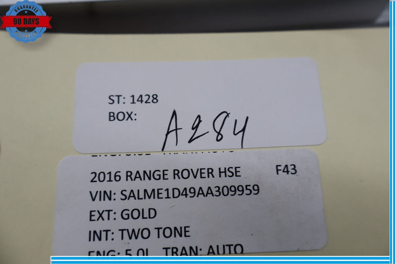 Load image into Gallery viewer, 07-12 Land Rover Range Rover Rear Left Side Scuff Sill Plate Cover Trim Oem
