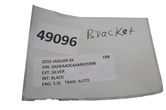 07-11 Jaguar XK XKR Front Left Fender & Headlight Reinforcement Bar Oem