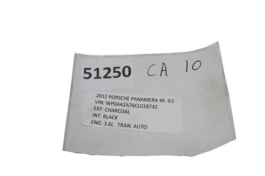 10-16 Porsche Panamera 970 Rear Left Side Upper Suspension Control Arm OEM
