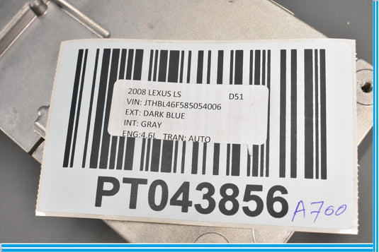 07-09 Lexus LS460 Mayday Communication Computer Control Module 86710-0W070 Oem