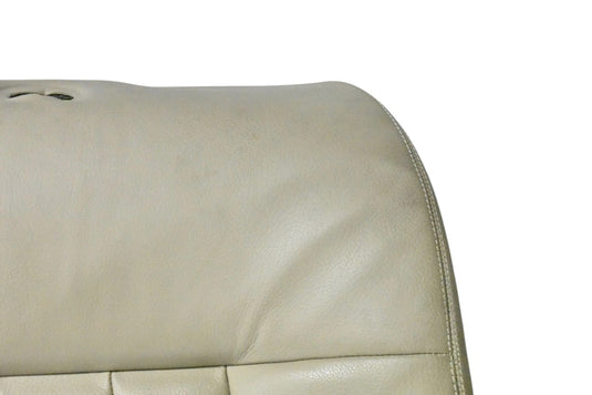 10-16 Mercedes W212 E350 E550 Rear Top Upper Seat Cushion Cover Beige OEM