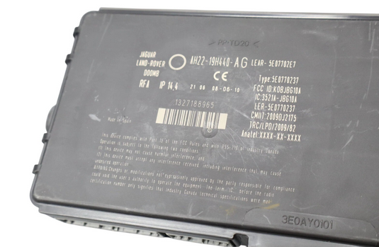 10-15 Jaguar XJ XJL Anti Theft Locking Control Module Unit ECU AH2219H440AG Oem