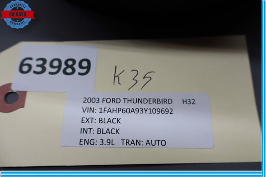 02-05 Ford Thunderbird Front Left Driver Side Sound Speaker 1W6F18808AA Oem
