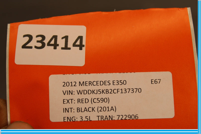 Load image into Gallery viewer, 10-17 Mercedes E350 E550 W207 Left Driver Side Back Panel Seat Cover Black Oem
