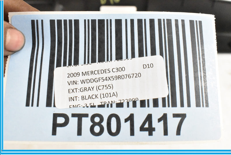 Load image into Gallery viewer, MERCEDES C300 W204 TRUNK LID HANDLE TRIM COVER PANEL W/ LIGHT LAMP OEM 2008-14

