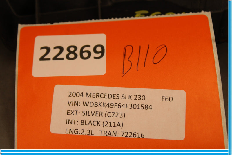 Load image into Gallery viewer, 97-04 Mercedes R170 SLK230 SLK320 Rear Left Side Quarter Cover Window Glass Oem
