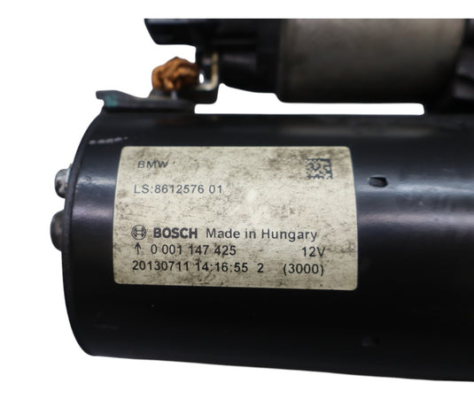 12-18 BMW 320i 328i F30 Engine Ignition Starter Motor Unit 2013071114 Oem