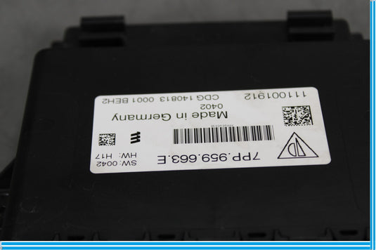 11-18 Porsche Cayenne Voltage Converter Control Module Unit Oem
