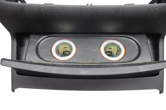 12-18 Audi A6 A7 Quattro Center Console Back Panel & Power Outlet Bezel Oem