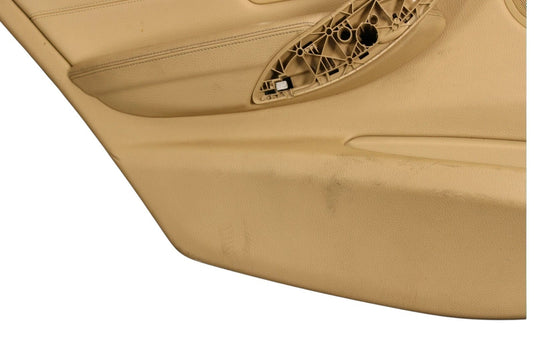 12-18 BMW 320i 328i F30 Rear Left Driver Side Interior Door Panel Beige OEM