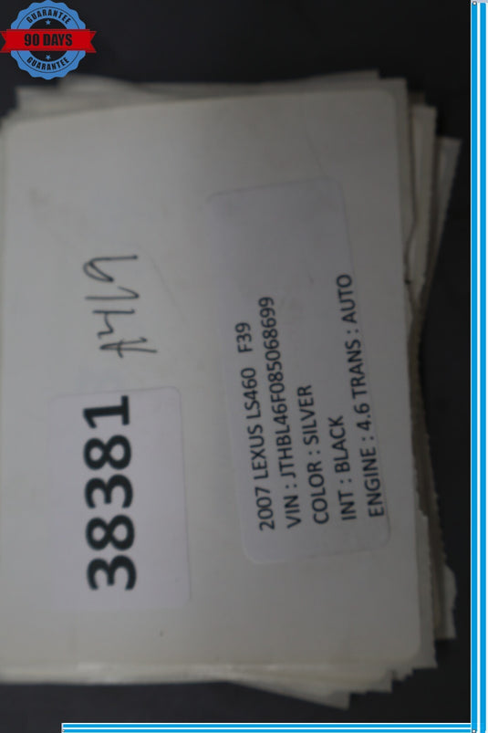 07-09 Lexus LS460 LS460L Front Right Side Door Control Module Unit ECU Oem