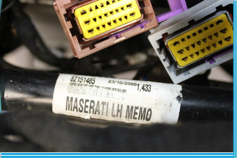 Load image into Gallery viewer, 03-13 Maserati Quattroporte Front Left Lower Bottom Seat Rail Frame Black OEM
