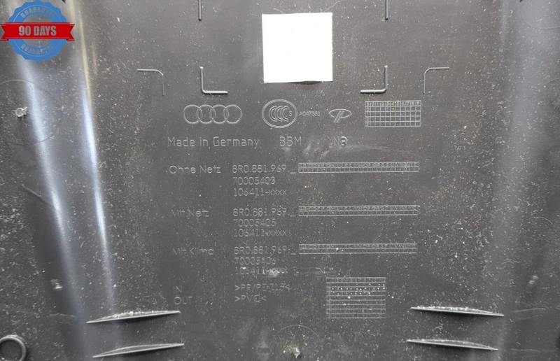 Load image into Gallery viewer, 12-18 Audi A6 A7 Front Right Passenger Side Seat Back Panel Cover 8R0881969 Oem
