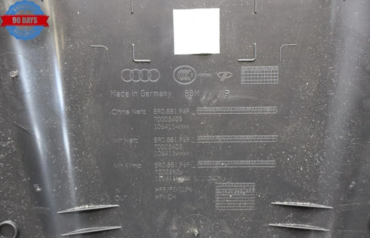 12-18 Audi A6 A7 Front Right Passenger Side Seat Back Panel Cover 8R0881969 Oem