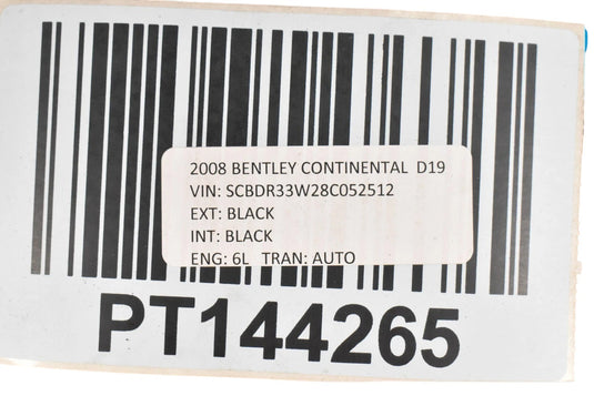 03-18 Bentley Continental Rear Left & Right Disc Brake Rotor Set 4E0615601L Oem