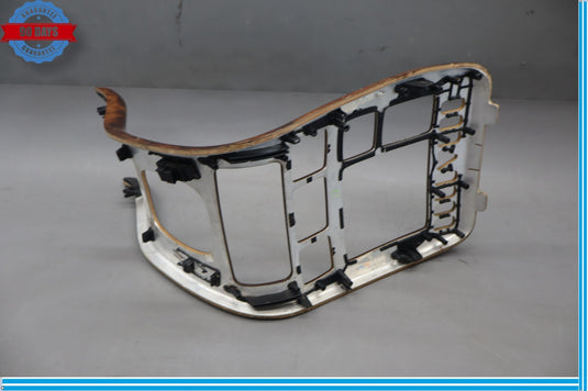 00-02 Mercedes W215 CL55 AMG Center Console Radio Trim Panel Bezel Wood Oem
