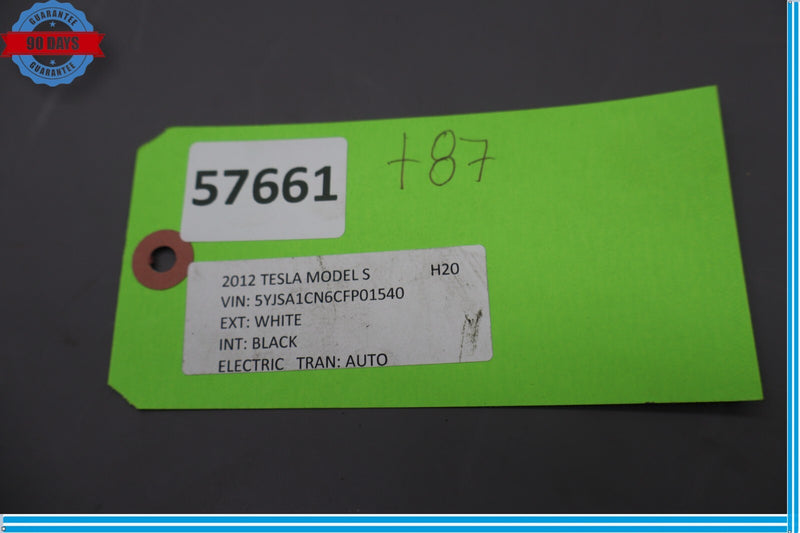 Load image into Gallery viewer, 12-15 Tesla Model S Front Left Driver Side Seat Pad Lower Trim Panel Cover Oem
