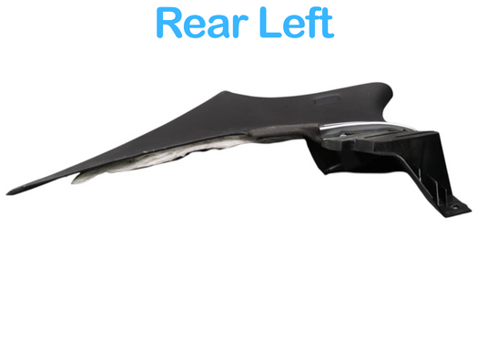 06-12 Bentley Continental Rear Left Side C Pillar Cover Trim Panel 3W5867927 Oem