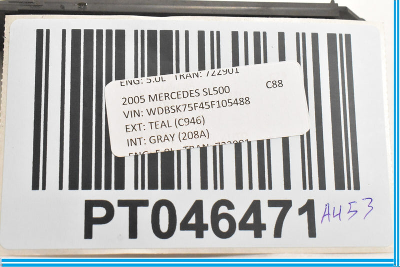 Load image into Gallery viewer, 03-08 Mercedes R230 SL500 Right Side ESP Off Console Blank Filler Switch OEM
