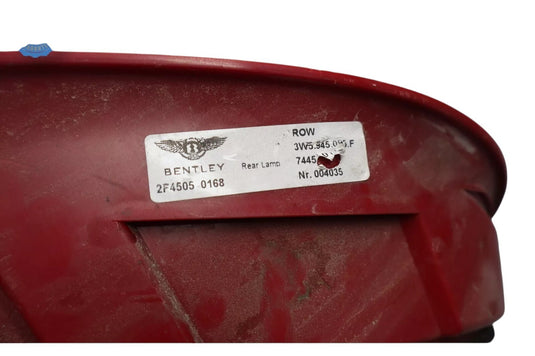 03-10 Bentley Continental Flying Spur Rear Left Driver Side Tail Light Lamp OEM