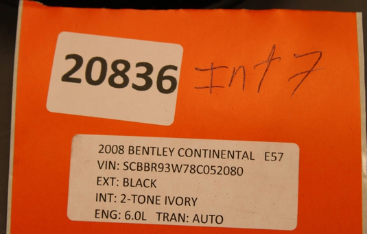 03-13 Bentley Continental Flying Spur GTC Right Side Air Cleaner Filter Box Oem